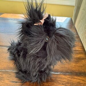 Battat Black Scottie Dog Plush- 8”